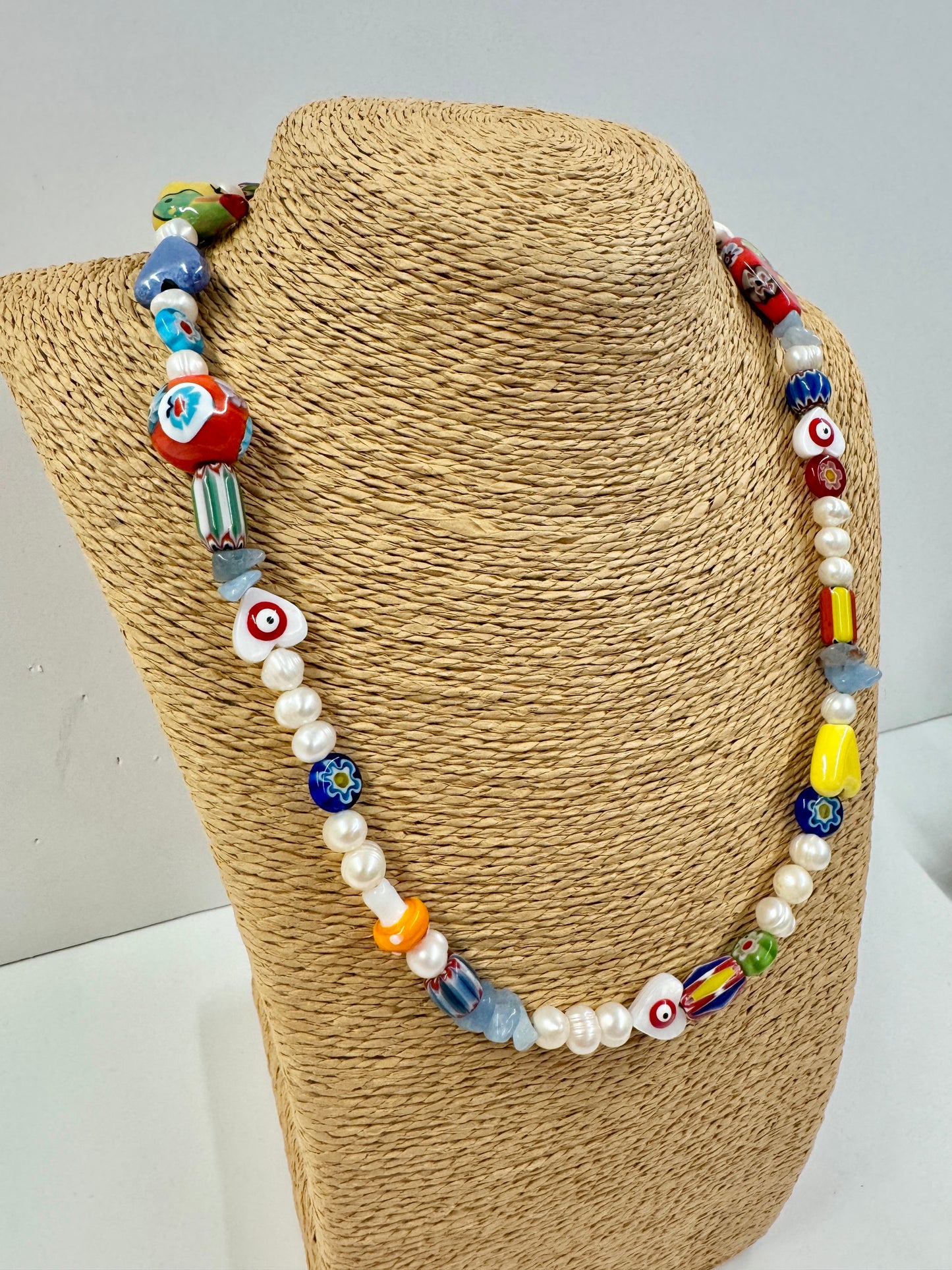 Multi Stone Necklace