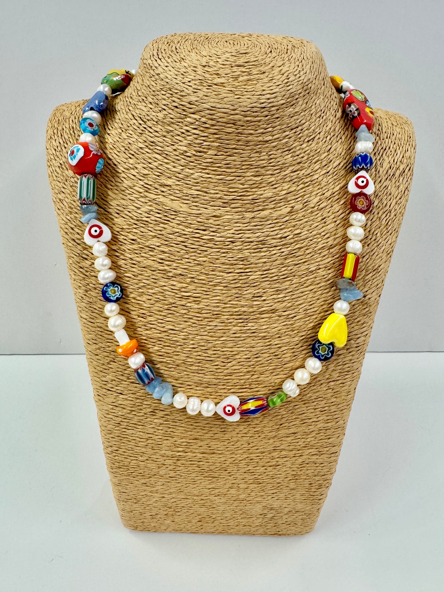 Multi Stone Necklace