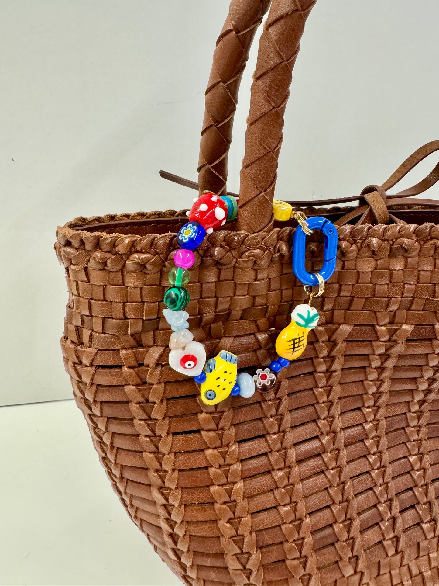 Fish & Pineapple Bracelet/ Bag Charm