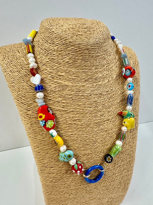 Multi Stone Necklace